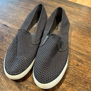 Gray sperry women’s slip on shoes women’s size 12